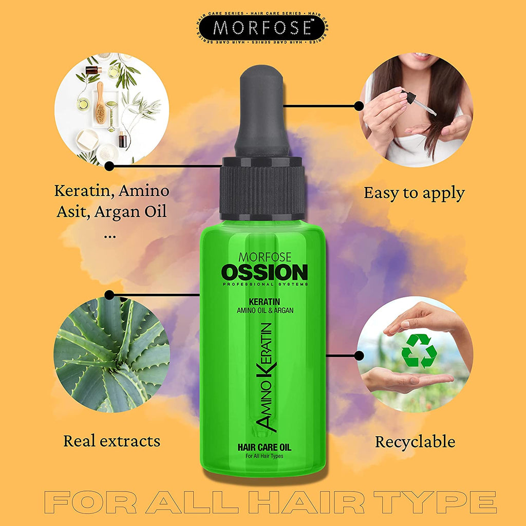 Achieve Shiny, Healthy, and Strong Hair with Morfose Amino Keratin Hair Oil