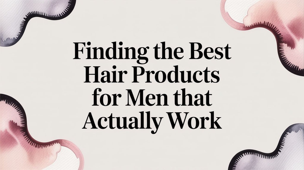 How to Find the Best Hair Products for Men That Actually Work