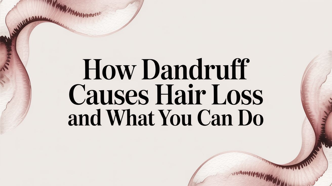 How Dandruff Causes Hair Loss and What You Can Do About It