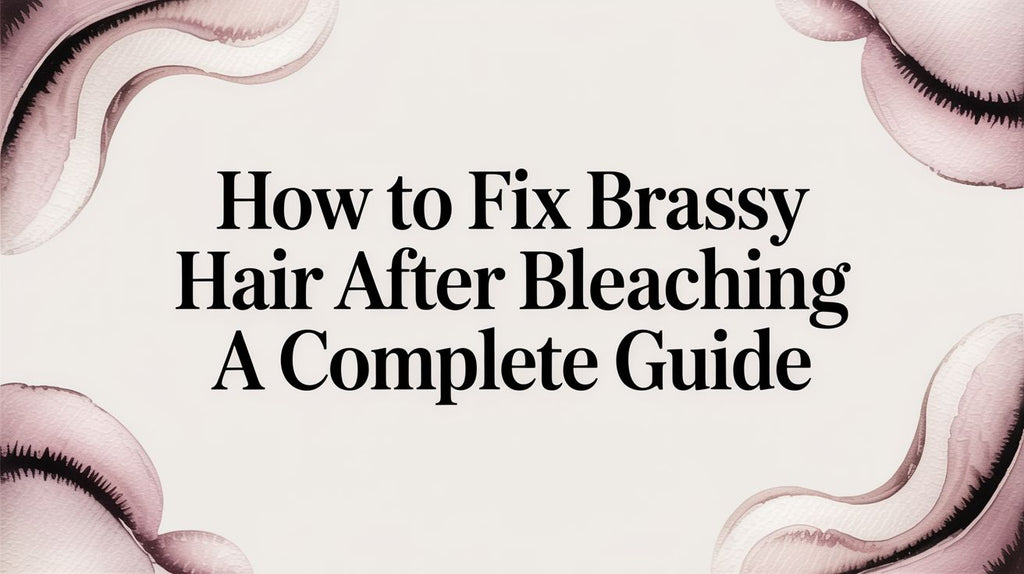 How to Fix Brassy Hair After Bleaching: A Complete Guide