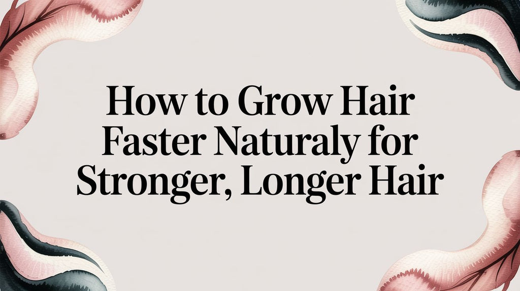 How to Grow Hair Faster Naturally for Stronger, Longer Hair