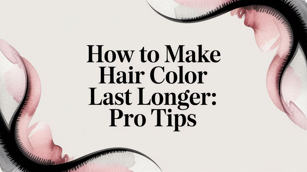 how to make hair color last longer: Pro Tips