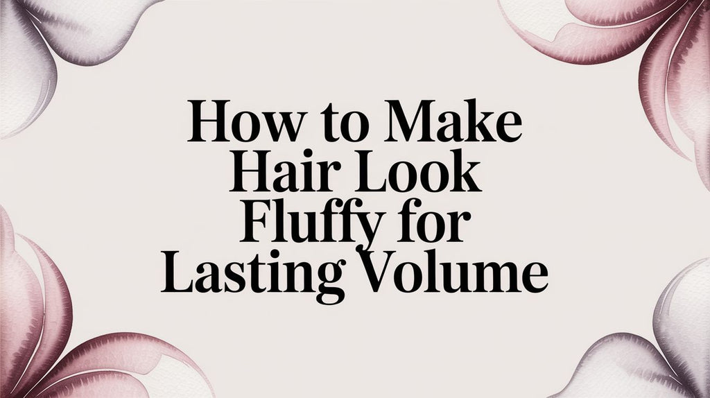 How to Make Hair Look Fluffy for Lasting Volume