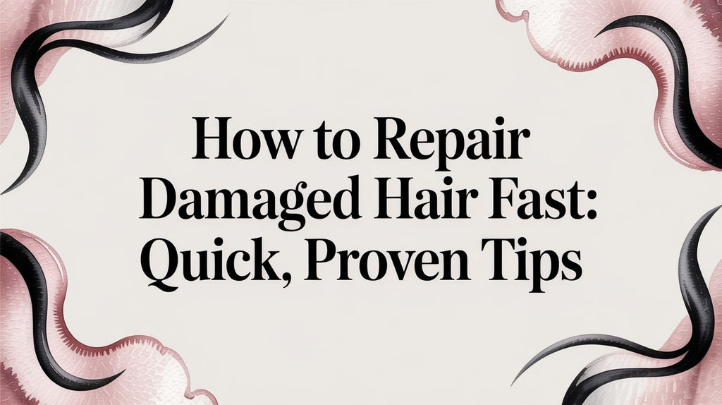 how to repair damaged hair fast: quick, proven tips