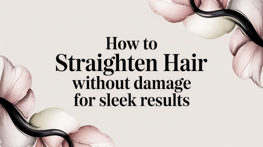 How to Straighten Hair Without Damage for Sleek, Healthy Results
