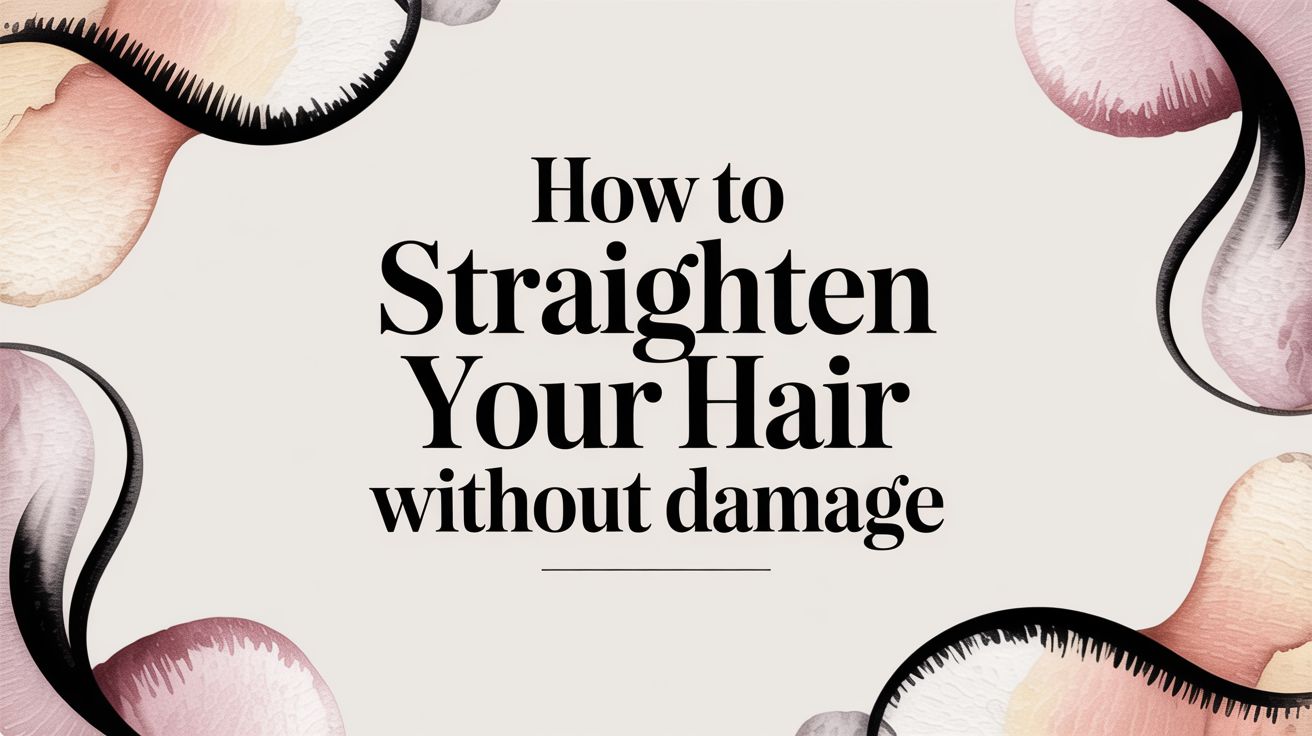 How to Straighten Your Hair Without Damage