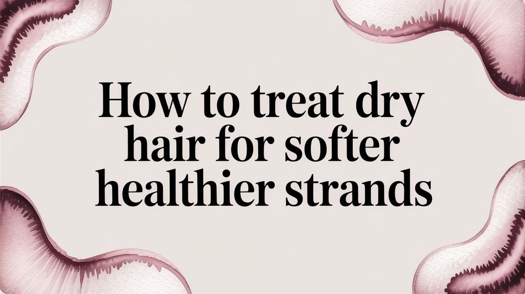 How to Treat Dry Hair for Softer, Healthier Strands