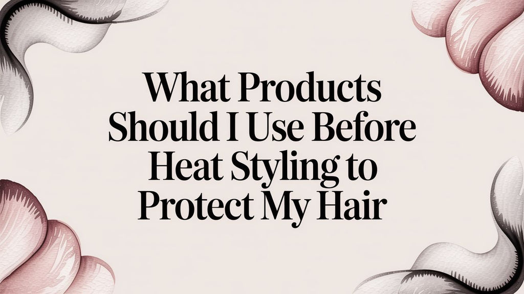What Products Should I Use Before Heat Styling to Protect My Hair?