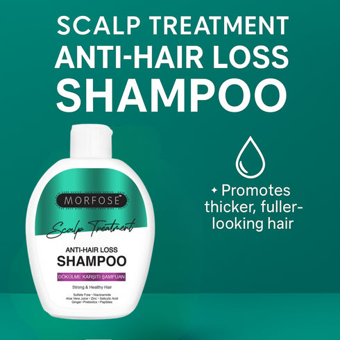 Morfose Scalp Treatment Anti Hair Loss Shampoo, 10.14 Fl Oz