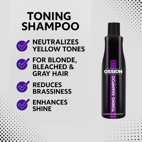 Morfose Ossion Toning Shampoo, 16.9 Fl Oz