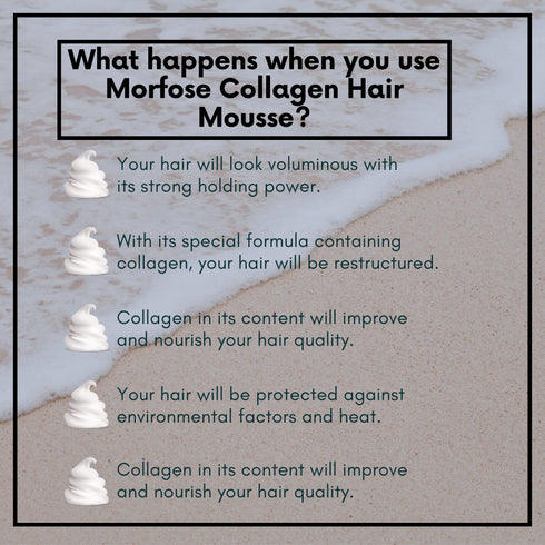 Morfose Hair Mousse Collagen 6.76 Fl oz