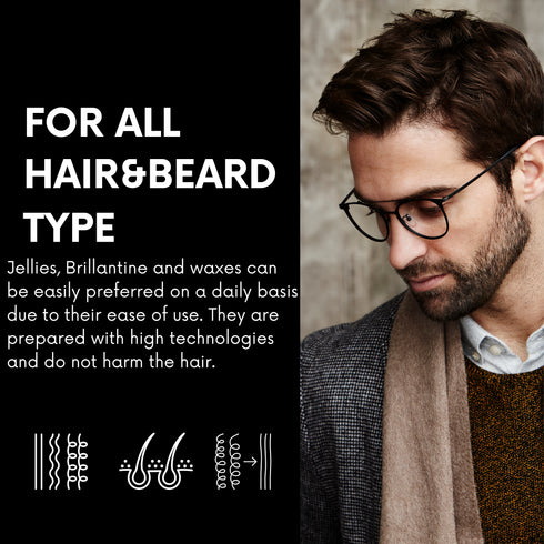 Morfose Ossion Premium Barber Line Hair and Beard Styling Cream Matte Wax, 5.92 Fl Oz