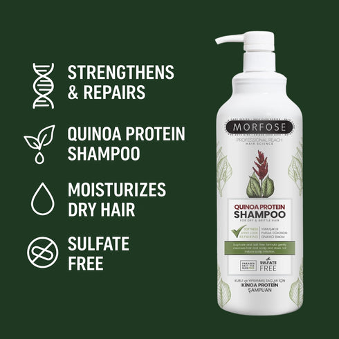 Morfose Professional Quinoa Protein Shampoo, 33.81 Fl Oz