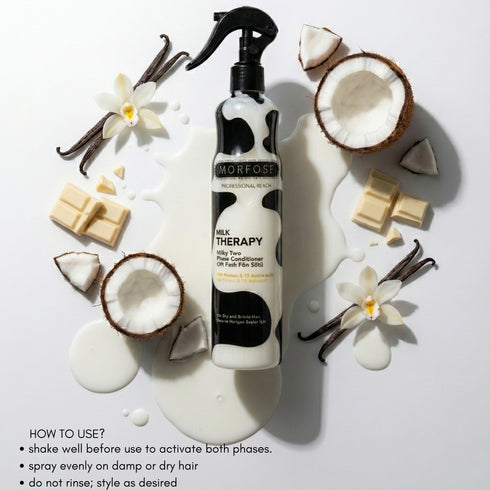 Morfose Milk Therapy Two Phase Leave-In Conditioner, 13.53 Fl oz