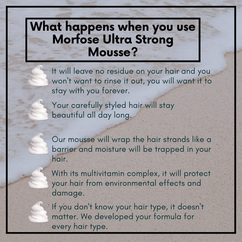 Morfose Professional Hair Mousse Ultra Strong