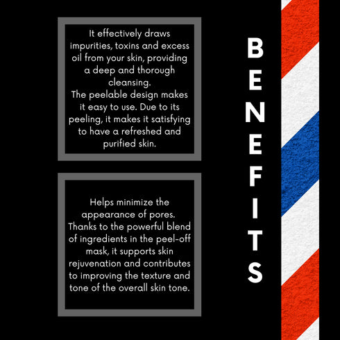 Ossion Premium Barber Line Black Mask-4.22 fl oz