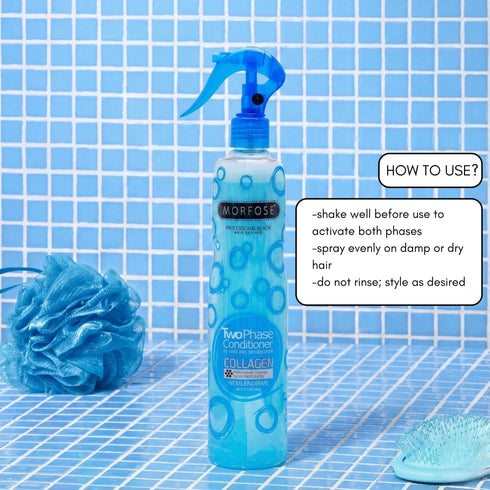 Morfose Collagen Two Phase Leave-In Conditioner, 13.53 Fl oz