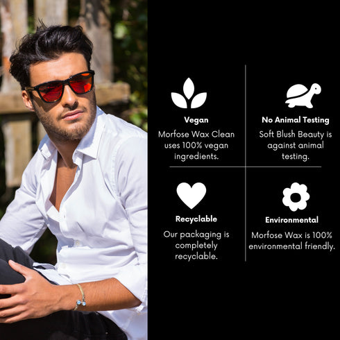 Morfose Ossion Premium Barber Line Hair and Beard Styling Cream Matte Wax, 5.92 Fl Oz