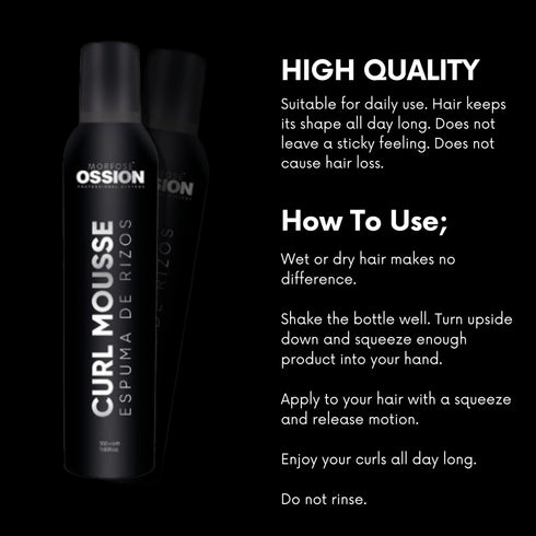 Ossion Curl Mousse- 11.83 fl oz