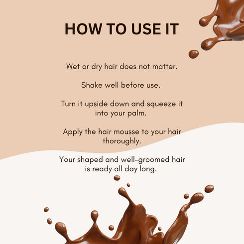 Morfose Milk Therapy Hair Mousse Chocolate, 6.76 Fl Oz