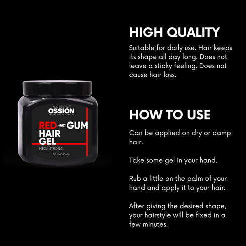 Morfose Ossion Red Gum Hair Gel
