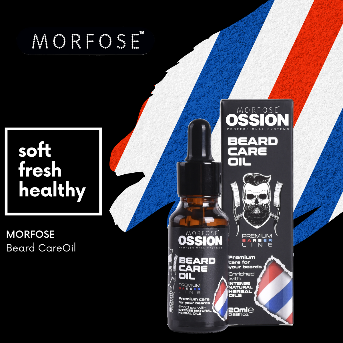 Morfose Ossion Premium Barber Line Beard Care Oil The Morfose