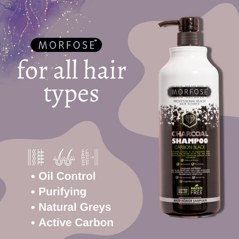 Morfose Professional Activated Carbon Hair Shampoo