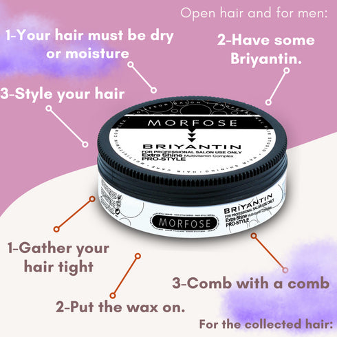 Morfose Professional Briyantin Hair Wax