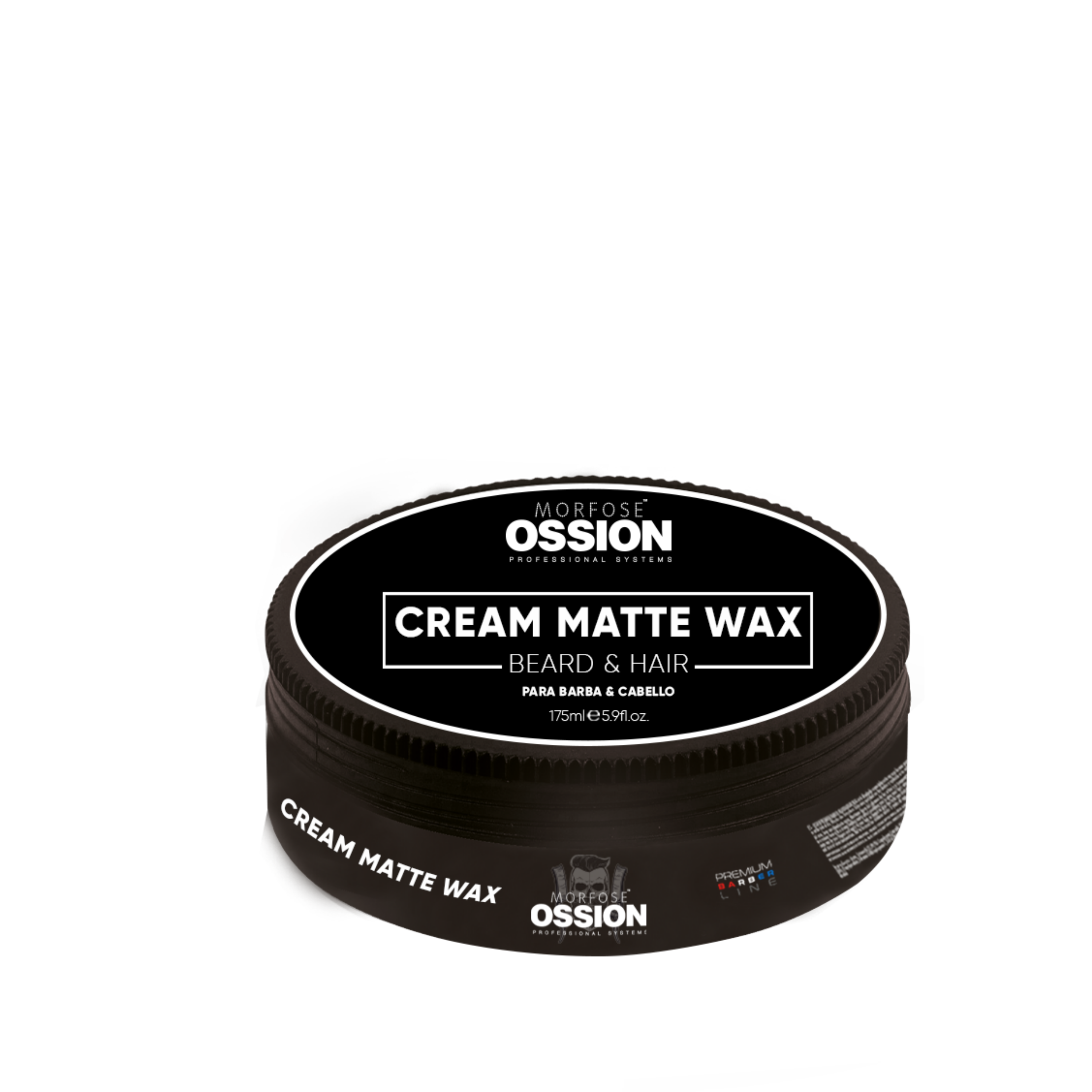 Morfose Ossion P.B.L Beard & Hair Cream Matte Wax, 5.91 Fl oz