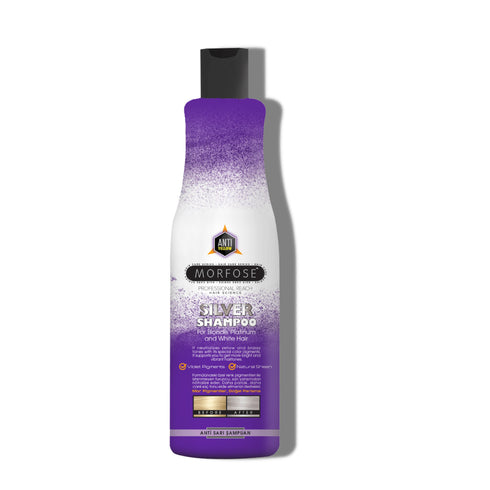 Morfose Professional Silver Keratin Creamy Hair Shampoo for Dry, Damaged, or Brittle Strands, 12 Essential Amino Acids and Proteins, Repairs and Protects, fuller, healthier, softer look, Eliminates Dryness, Damage, and Split Ends, 1000 ml