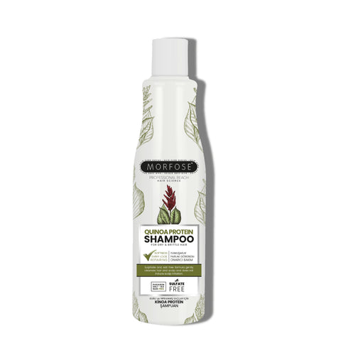 Morfose Professional Quinoa Protein Shampoo, Strengthening Color Care, Revives Dullness, promotes Softness and Shiny Hair, Nourishes Strands for Beautiful Hair, 33.81 Fl oz