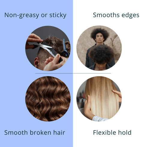 Morfose Super Aqua Hair Gel Wax with Extra Strong Hold, All Day Long, Hair Wax for Women and Men, Edge Wax, Gel Wax, Manage Flyaways, and Curls, Barra de Cera para el Cabello, 5.92 fl. oz.