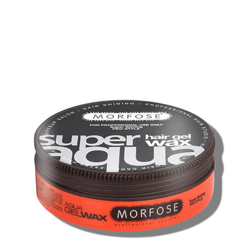 Morfose Super Aqua Hair Gel Wax with Extra Strong Hold, All Day Long, Hair Wax for Women and Men, Edge Wax, Gel Wax, Manage Flyaways, and Curls, Barra de Cera para el Cabello, 5.92 fl. oz.