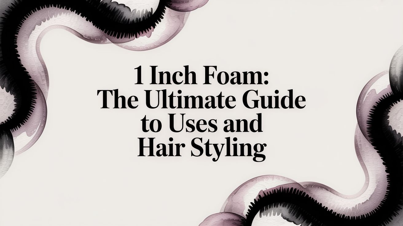 1 Inch Foam: The Ultimate Guide to Uses and Hair Styling