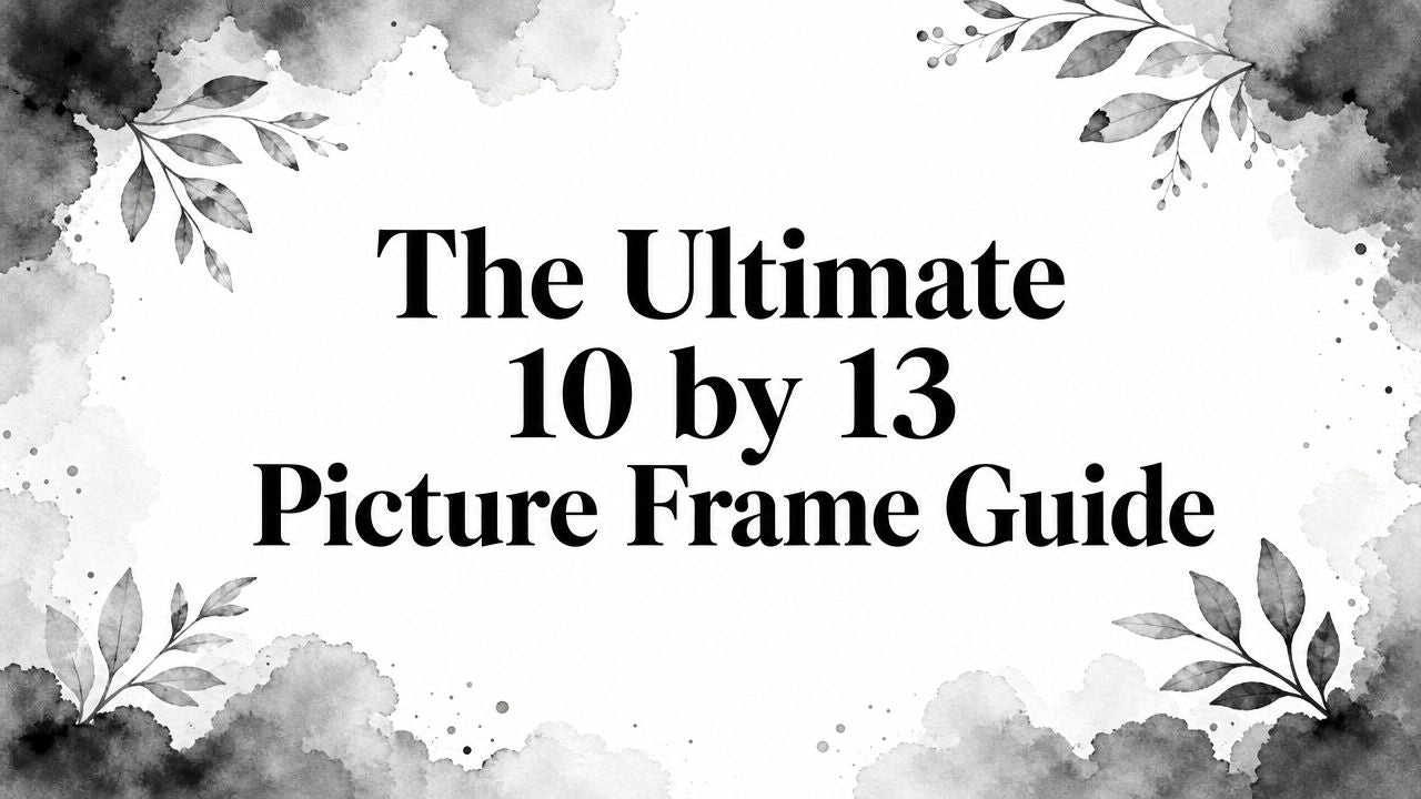The Ultimate 10 by 13 Picture Frame Guide