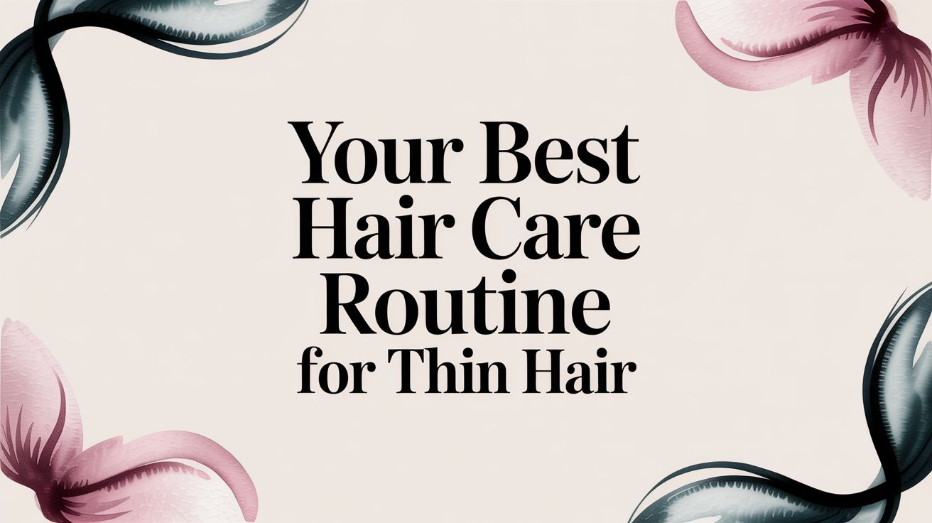 Your Best Hair Care Routine for Thin Hair: A 2026 Guide