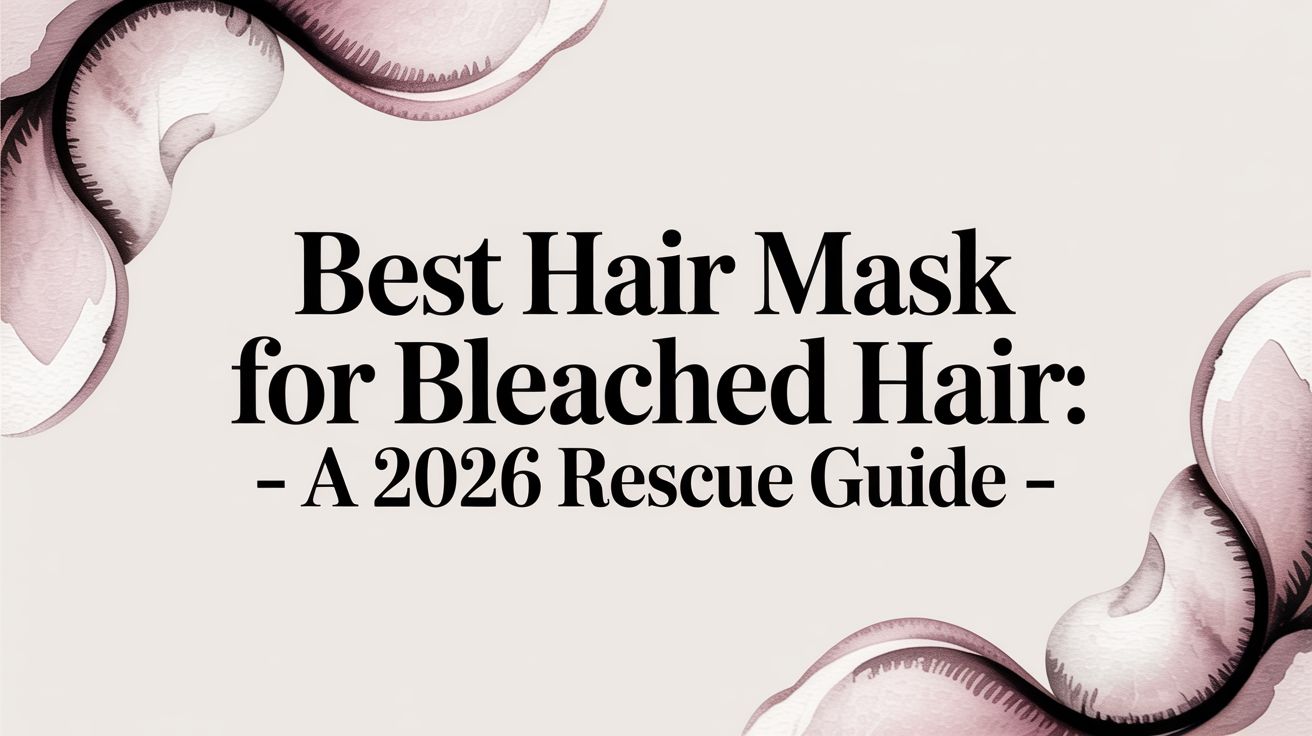 Best Hair Mask for Bleached Hair: A 2026 Rescue Guide