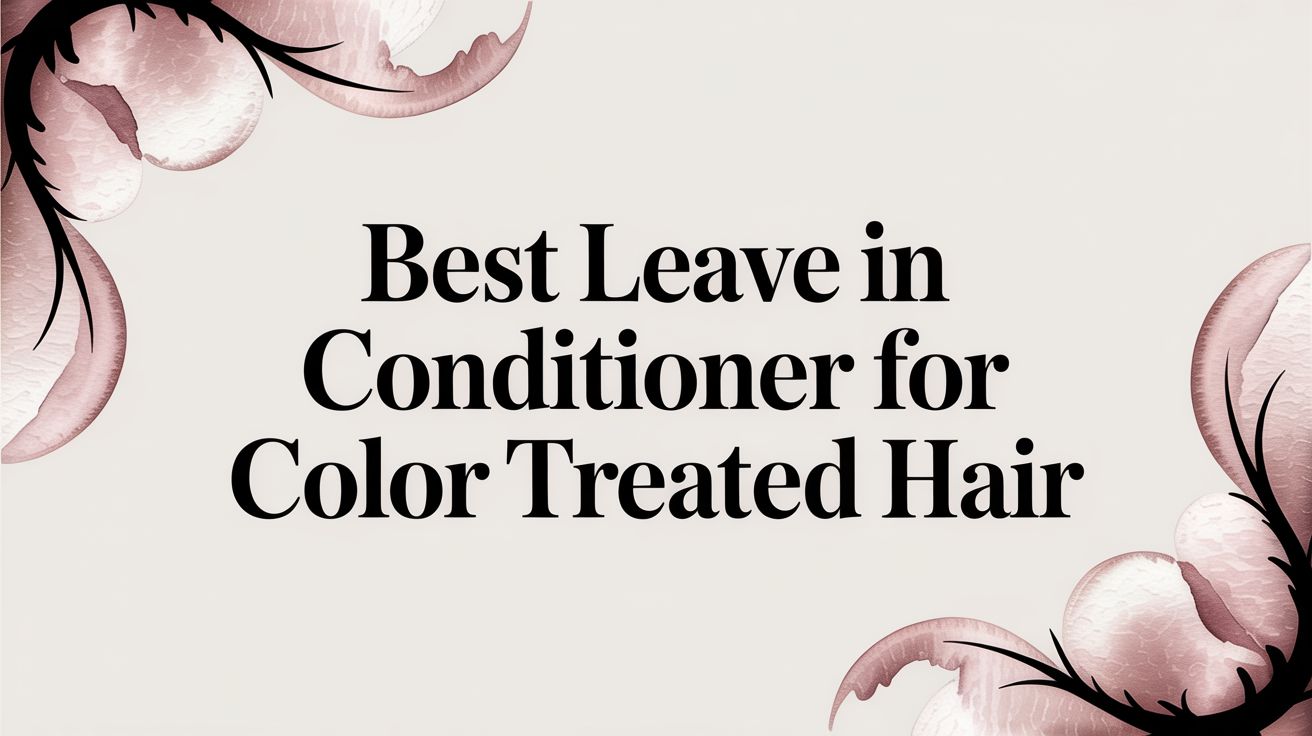 Best Leave in Conditioner for Color Treated Hair