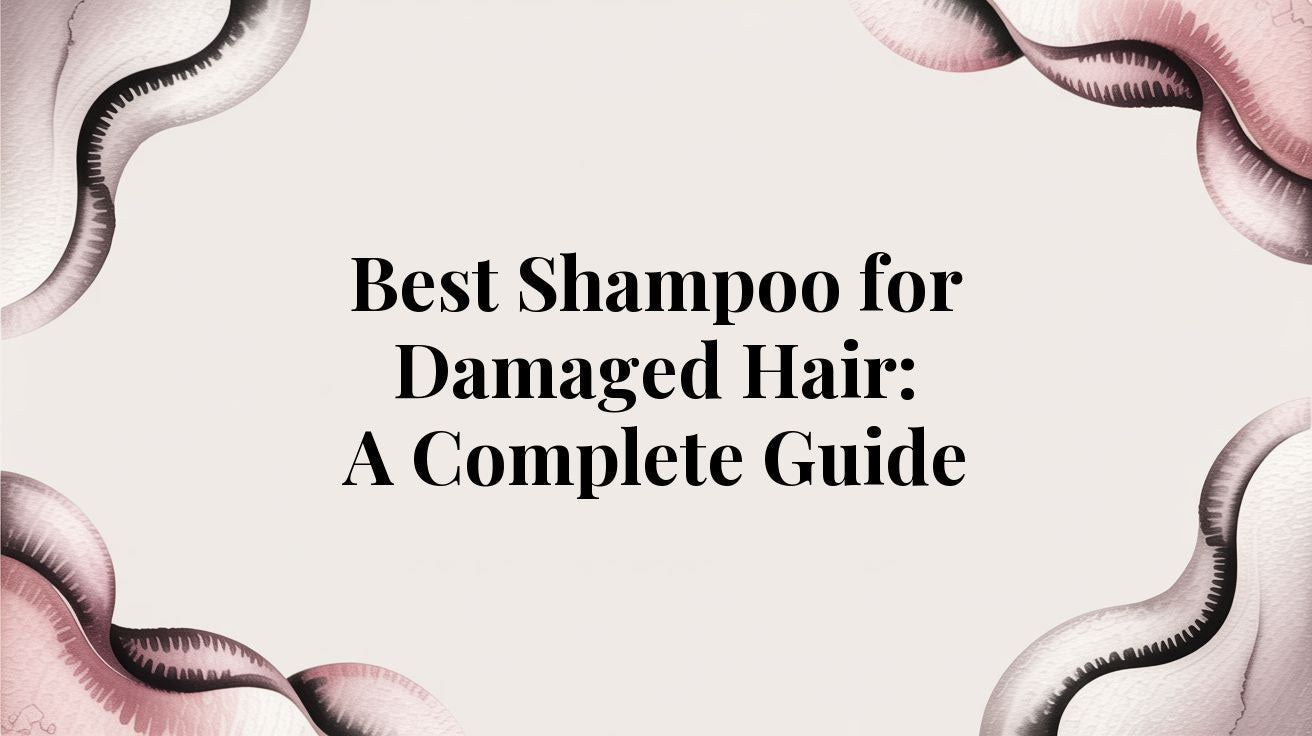 Title card: Best Shampoo for Damaged Hair, A Complete Guide