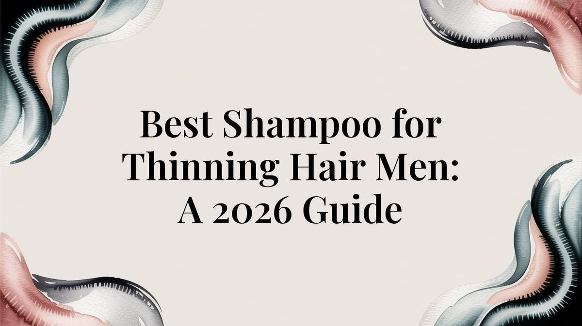 Title card: Best Shampoo for Thinning Hair Men, A 2026 Guide