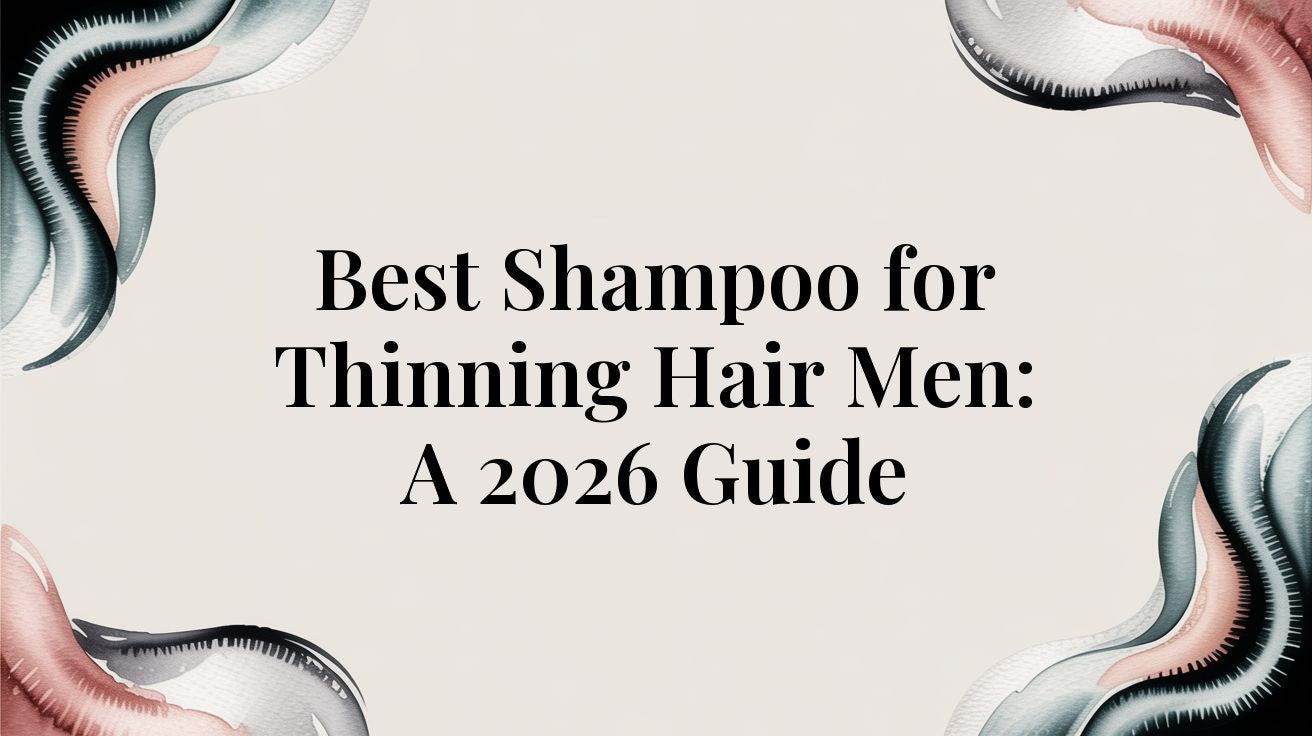 Title card: Best Shampoo for Thinning Hair Men, A 2026 Guide