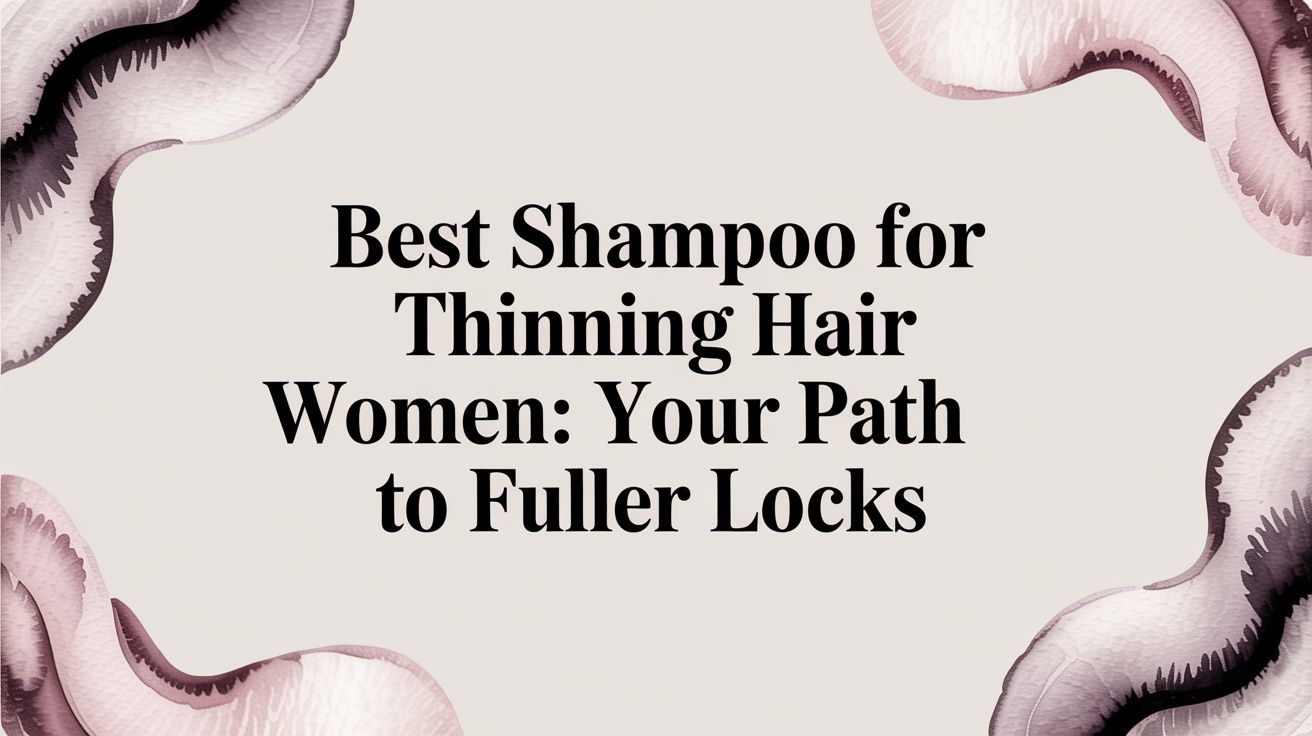 Your Guide to the Best Shampoo for Thinning Hair in Women