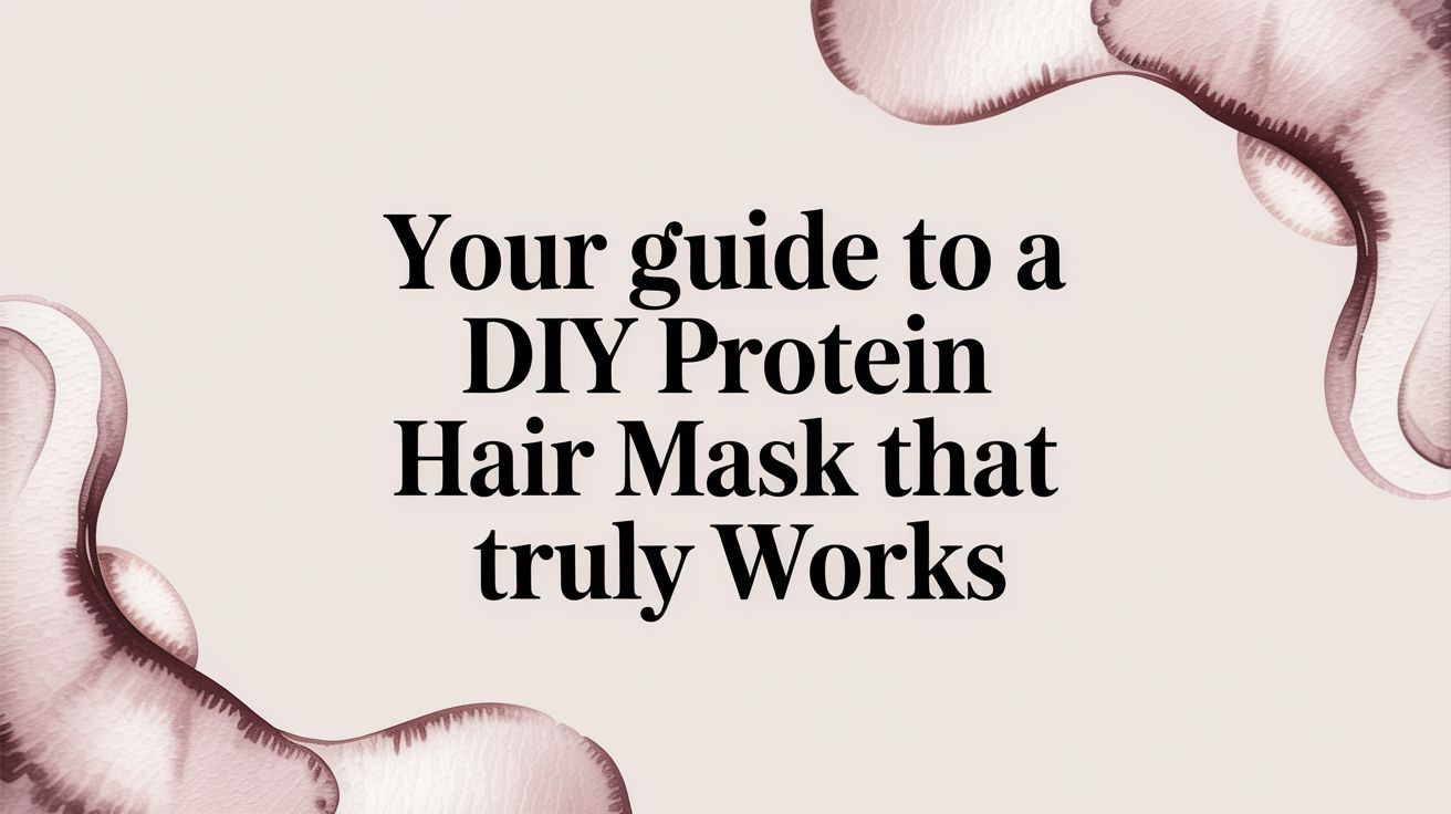 Your Guide to a DIY Protein Hair Mask That Truly Works