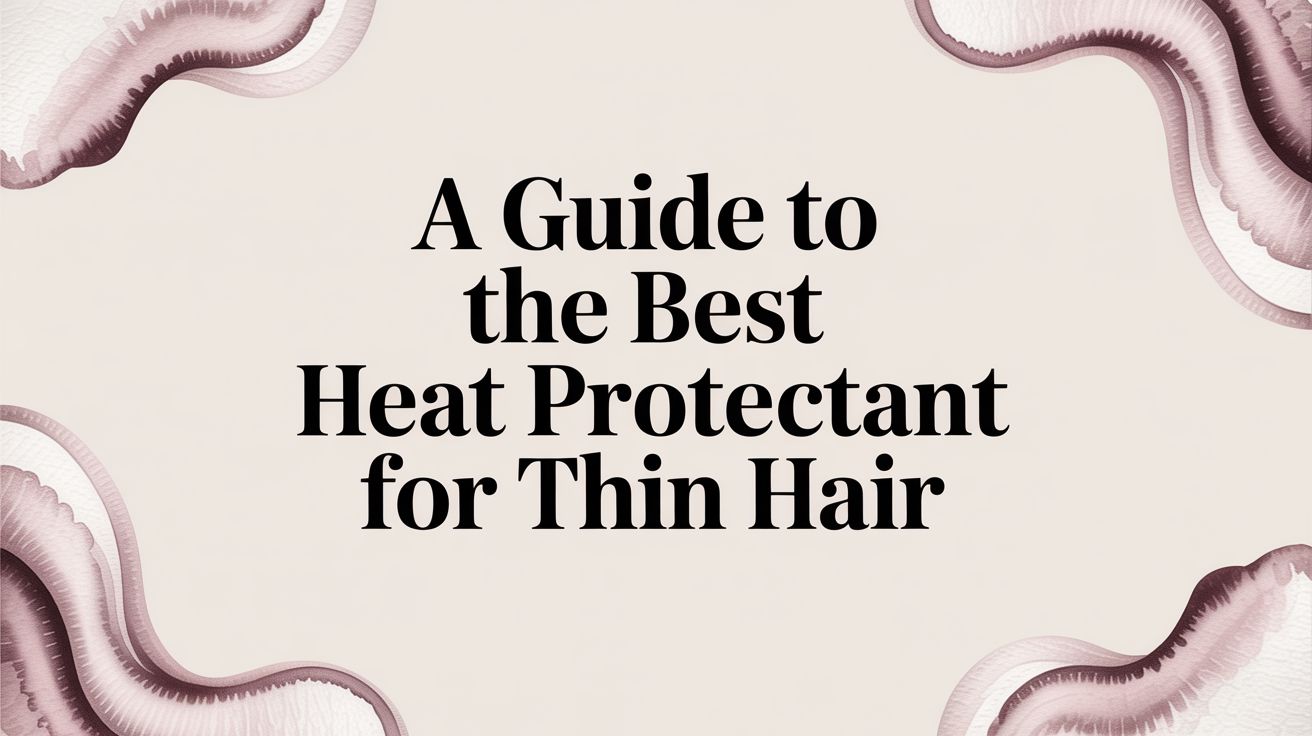 A Guide to the Best Heat Protectant for Thin Hair