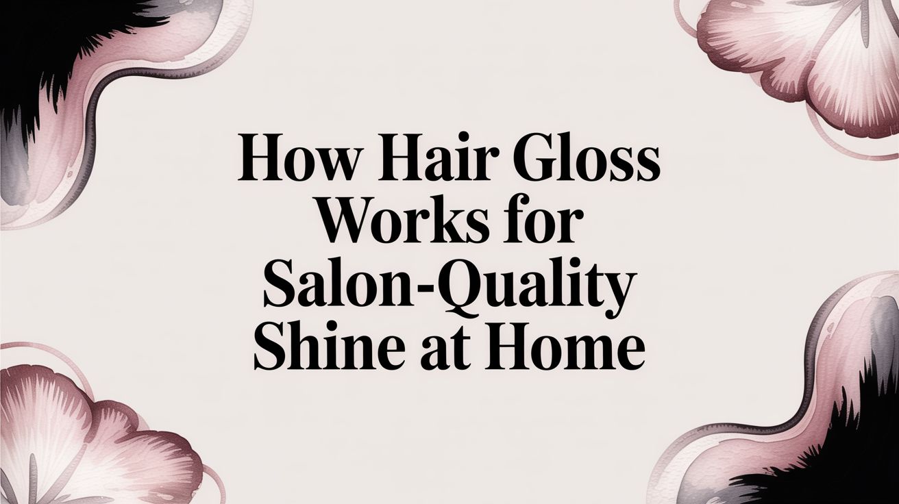How Hair Gloss Works for Salon-Quality Shine at Home