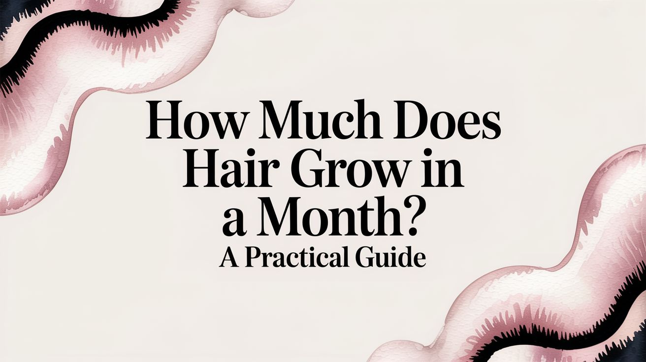 How Much Does Hair Grow in a Month? A Practical Guide