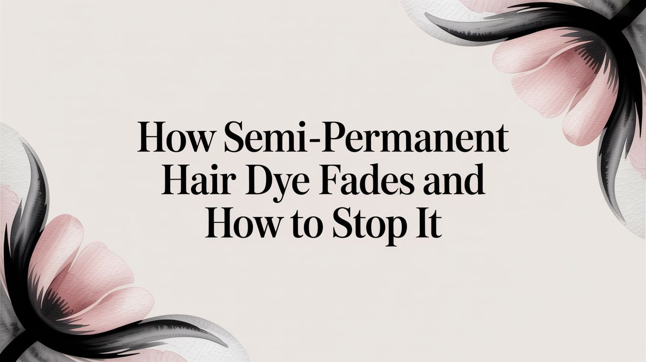 How Semi-Permanent Hair Dye Fades and How to Stop It