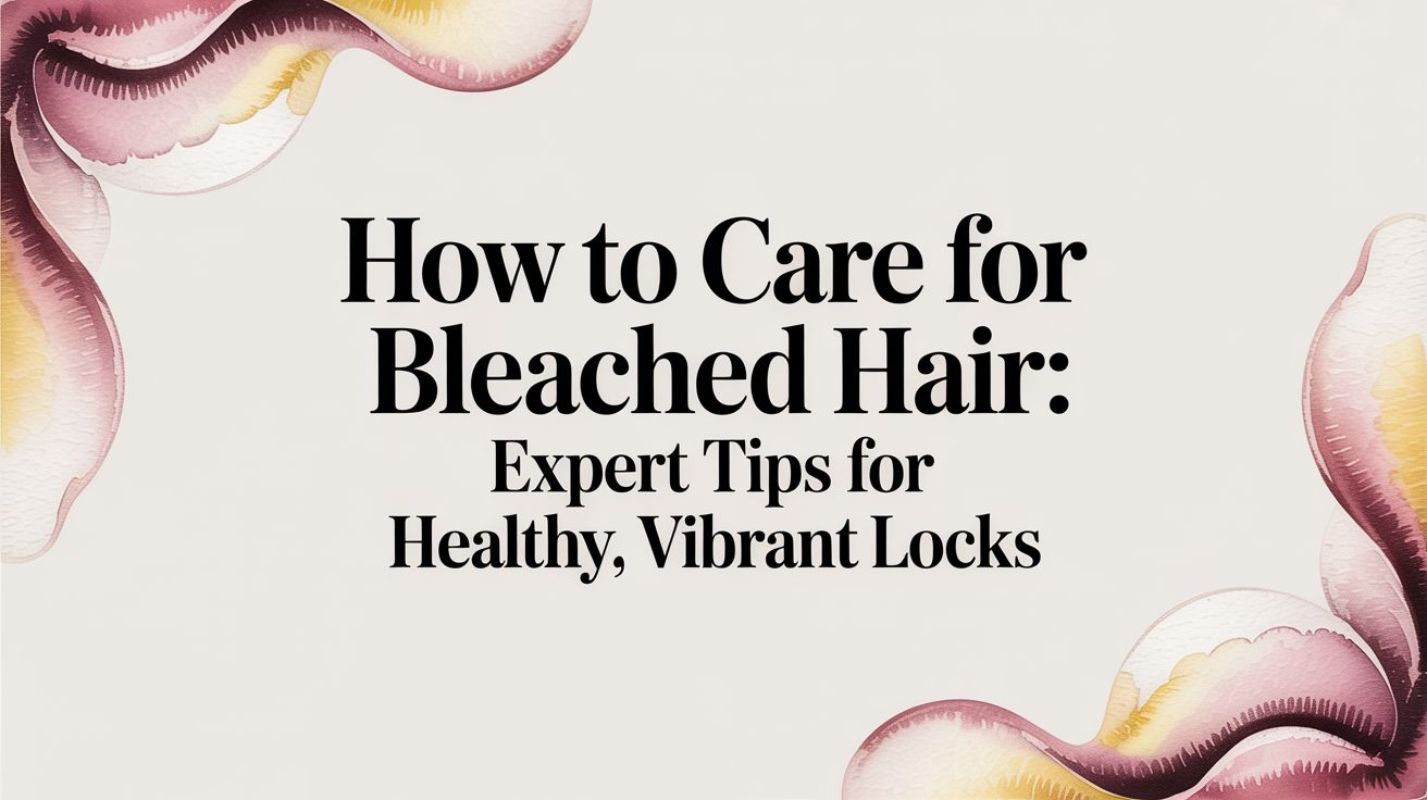 How to Care for Bleached Hair: Expert Tips for Healthy, Vibrant Locks