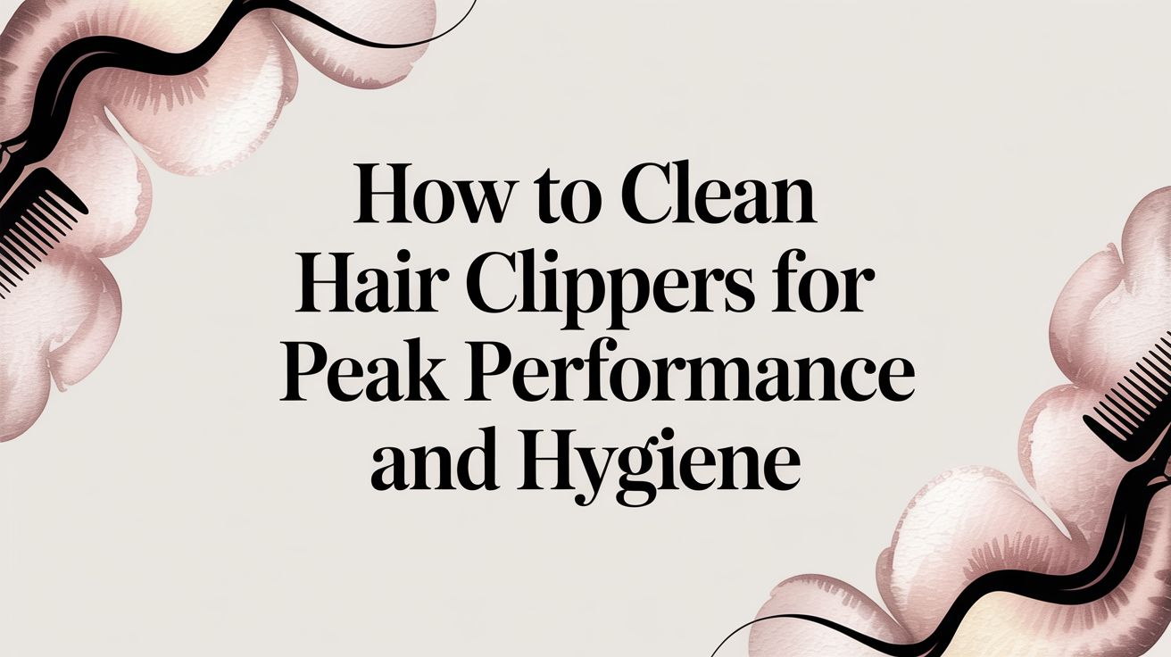 How to Clean Hair Clippers For Peak Performance and Hygiene