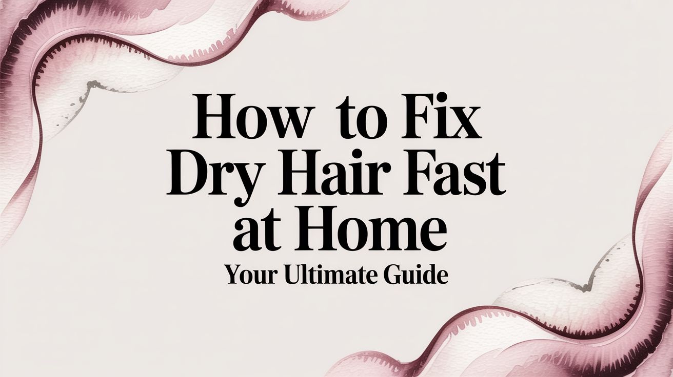 How to Fix Dry Hair Fast at Home: Your Ultimate Guide